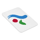 Flexible photo magnet with flag of Seoul マグネット (右側)