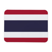 Flexible photo magnet with flag of Thailand マグネット (横)