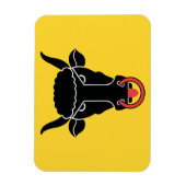 Flexible photo magnet with flag of Uri Canton マグネット (縦)