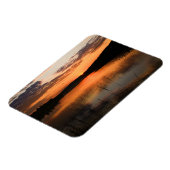 Flexibler Magnet Sonnenuntergang am Igelsbachsee マグネット (左側)