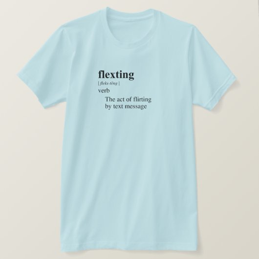 FLEXTING Tシャツ (デザイン正面)