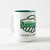 FLGのマグ- 15のoz ツートーンマグカップ (正面左)