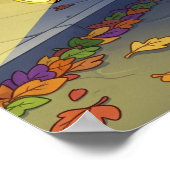 Flicker the Fox - Halloween Ghost ポスター (角)