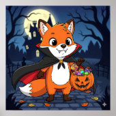 Flicker the Fox - Halloween Vampire ポスター (正面)