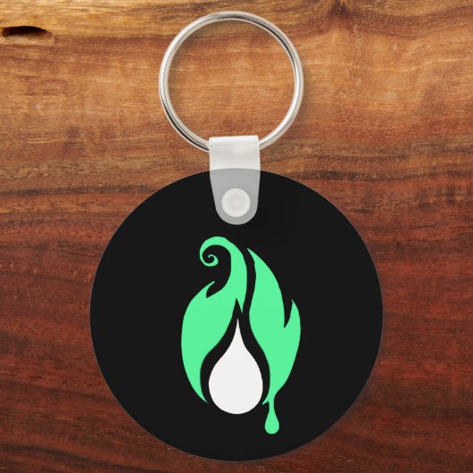 Flickerfluid™ / Fat Bat Double-Sided Keychain キーホルダー (正面)