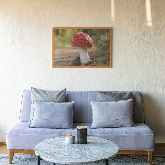 Fliegenpilz im Wald  Kunstvolles Poster ポスター
