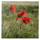 Fliese mit Klatschmohn 02 タイル (正面)
