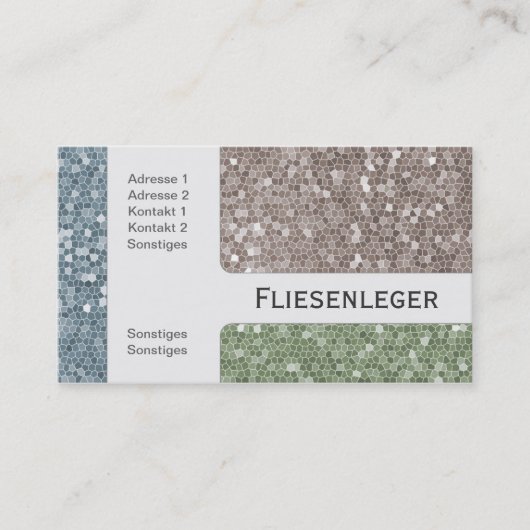 Fliesen- 名刺 (正面)