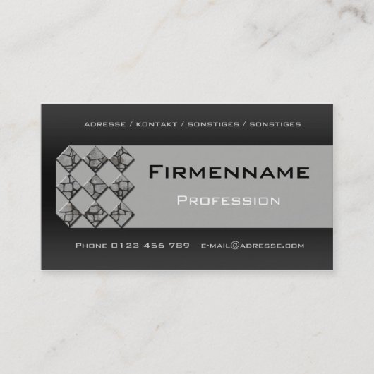 Fliesen Kacheln 名刺 (正面)