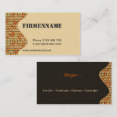 Fliesen Naturstein Verleger 名刺 (正面/裏面)