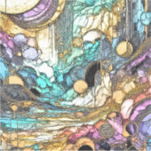 Fliesender Goldfluss シール (正面)