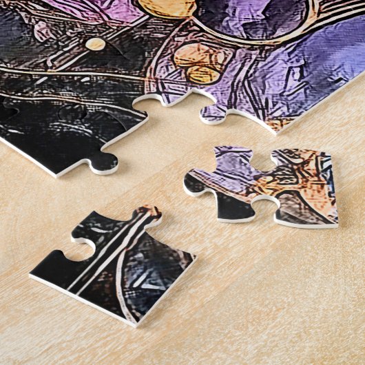 Fliesender Goldfluss ジグソーパズル (側面)