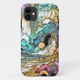 Fliesender Goldfluss iPhone 11 ケース