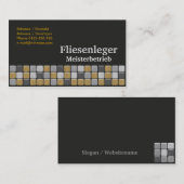 Fliesenlegen 名刺 (正面/裏面)