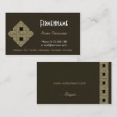 fliesenleger 名刺 (正面/裏面)