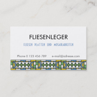 Fliesenleger 名刺