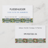 Fliesenleger 名刺 (正面/裏面)
