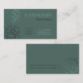 fliesenleger 名刺 (正面/裏面)