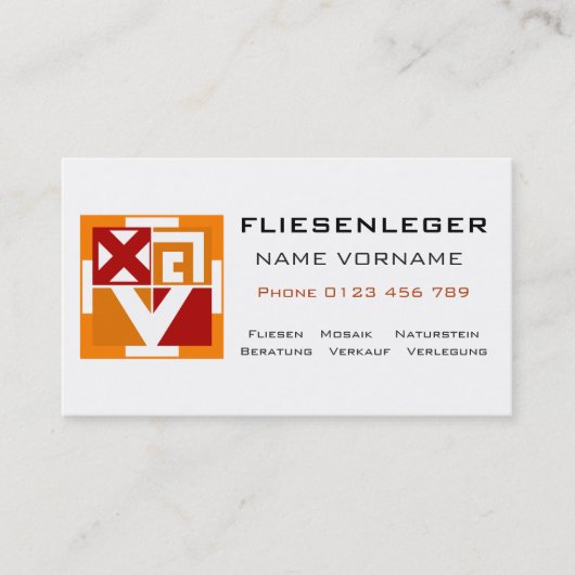 fliesenleger 名刺 (正面)