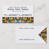 fliesenleger 名刺 (正面/裏面)