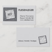 fliesenleger 名刺 (正面/裏面)