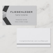 fliesenleger 名刺 (正面/裏面)