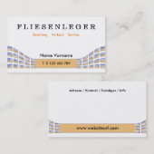 fliesenleger 名刺 (正面/裏面)