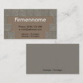 Fliesenleger 名刺 (正面/裏面)