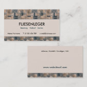 fliesenleger 名刺 (正面/裏面)