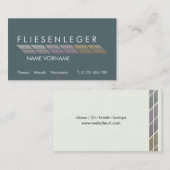 fliesenleger 名刺 (正面/裏面)