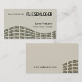 fliesenleger 名刺 (正面/裏面)