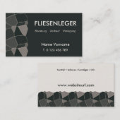 fliesenleger 名刺 (正面/裏面)