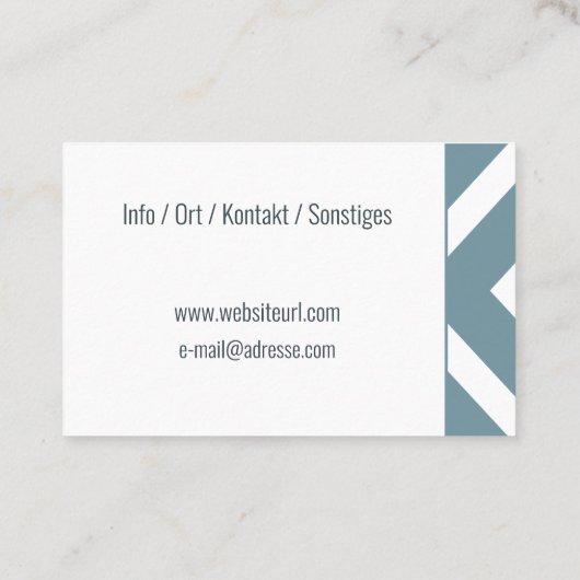 Fliesenleger Handwerk 名刺 (裏面)