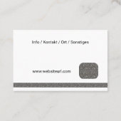 Fliesenleger Handwerk 名刺 (裏面)