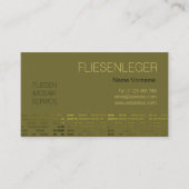 fliesenleger handwerk 名刺 (正面)
