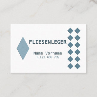 Fliesenleger Handwerker 名刺
