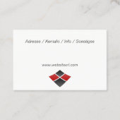 Fliesenleger - Handwerker 名刺 (裏面)