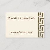 Fliesenleger Haustechnik 名刺 (裏面)