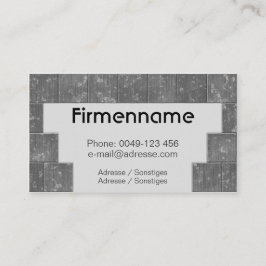Fliesenleger-Meisterbetrieb 名刺