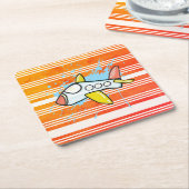 Flight スクエアペーパーコースター (アングル)