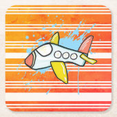 Flight スクエアペーパーコースター (正面)