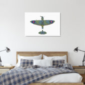 Flight 5 36x24 (90x60cm) ワカ キャンバスプリント (インサイチュ (寝室))