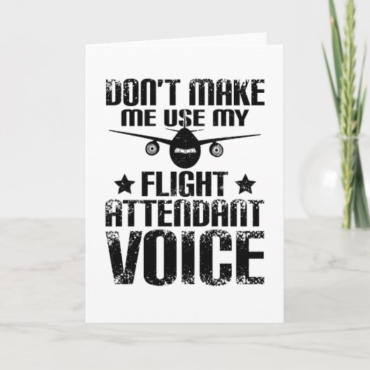 Flight Attendant カード (正面)