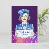 Flight attendant Birthday Party  招待状 (スタンド正面)