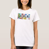 Flight Attendant Secret Language Senior Mama Tシャツ (正面)