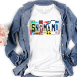 Flight Attendant Secret Language Senior Mama Tシャツ<br><div class="desc">You probably didn’t know that beneath the wind current is another under current that flows through the planes… that’s the secret language Flight Attendants use to discuss things discretely. Just like their eyes seem to be smiling at you, if you left a big mess on the plane, believe me, they...</div>