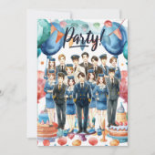 Flight attendants team Party  招待状 (正面)