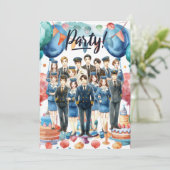 Flight attendants team Party  招待状 (スタンド正面)