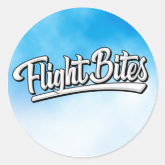 Flight Bites Circleシール ラウンドシール