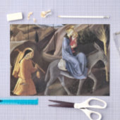 Flight into Egypt by Fra Angelico 薄葉紙 (クラフト)